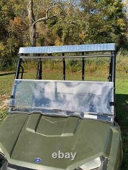 10-14 Polaris Ranger 400,500,570 Clear Folding Windshield. A Full 1/4 THICK