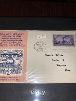 109 U. S. First Day Cover FDC Collection Large Lot 1930's + in Gray Binder