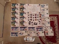 1100 Unique Therome Cachets FDC Personal Collection Number 1's and Add-ons Elvis