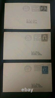 1931 Covers Honolulu, Hawaii 692,693,694,695,696,697,698,700,701