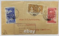 1937 Barbados First Day Cover Coronation Bwi
