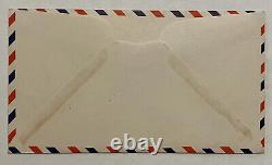 1943 Washington DC Glossy Red First Day 6c Airmail Booklet Pane Stamp Cover