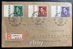 1944 Krakow Germany First Day Cover FDC To Litzmannstadt Leader Birthday