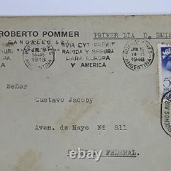 1948 Buenos Aires Argentina First Day Cover Capital Federal