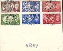 1951 Festival Of Britain First Day Cover Sg 509-514 All Six Stamps. Very Rare