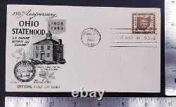 1953 Ohio Sesquicentennial First Day Cover FDC 150th Anniversary Chillicothe OH