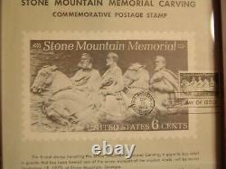 1970 Post Mark History Stone Mountain 50 Cent Coin & Dedication Day Medal Cover