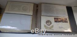 1975-1976 Postmasters America Medallic First Day Covers St. Silver 34 Pages Total