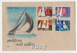 1975 Sailing FDC with black omitted error. Only 4 known. Very scarce