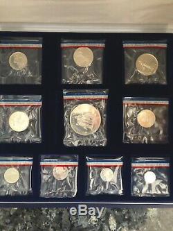 1979 France Piefort Set Original FDC Packaging 10 Coin Piedfort Monnaie de Paris