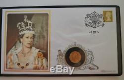 1979 Gold Sovereign First Day Cover Queen Elizabeth II Uncirculated 1952-2015