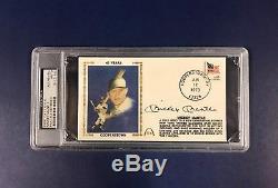 1979 Mickey Mantle SIGNED First Day Cover Hall of Fame New York Yankees PSA/DNA