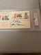 1984 Jim Brown First Day Cover Autograph PSA 10