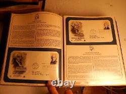 1985- 1990 Postal Commemorative Society US Presidents First Day Covers Binders
