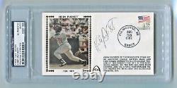 1987 First Day Cover KIRBY PUCKETT Autograph TWINS PSA DNA Slabbed