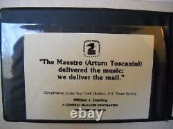 1989 Arturo Toscanini First Day Cover Collect With Original Promo Poster Ny, Ny