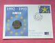 1992 -1993 Eec Fifty Pence 50p Bu Coin Fdc Pnc