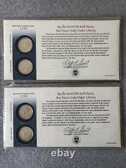 1999 2000 State Quarter First Day Cover Set Us Mint Sealed Cello Q10-q14, Q15