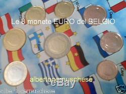1999 BELGIO 8 monet EURO FDC belgique belgien belgica