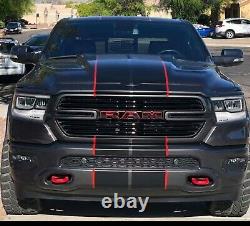 2 color 10 Twin Rally stripes Stripe Graphics FIT All YR Ram 1500 2500 3500