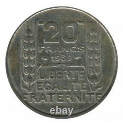 20 Francs Turin Argent 1939