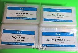 2000 First Day Cover Poly Sleeves For #6 Covers, 3 Mil, Heco Safe-t #us402