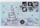 2003 Snowman and James Isle of Man Christmas 50p Coin First Day cover
