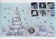2003 The Snowman and James Isle of Man Christmas Silver Proof 50p FDC
