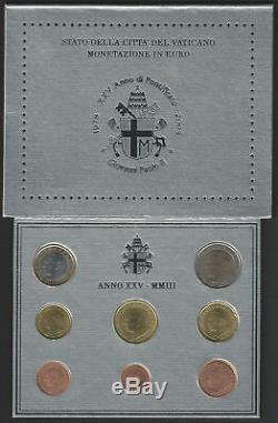 2003 Vaticano divisionale 8 monete FDC