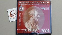 2004 2 euro fdc SAN MARINO Saint Marin Borghesi folder coffret