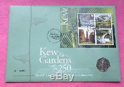 2009 Kew Gardens 50p Fifty Pence Bu Coin Fdc Pnc