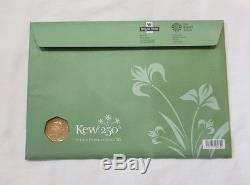2009 ROYAL MINT 50p KEW GARDENS UNCIRCULATED COIN FIRST DAY COVER FDC MINT