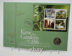 2009 UK 50p Kew Gardens BU FDC No. 03201