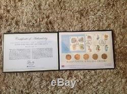 2016 beatrix potter Peter rabbit first day cover stamp and coin rare silverproof