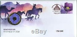 2020 Canberra Stamp Show Full set of all 3 days Remembering Animals in War PNC