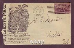 231 COLUMBIAN RARE FDC FRUITS NUTS CANDY Illustrated ADVERTISING Cover w BS