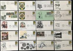 2558 NUMISMATICS (Coin Collecting) Nice Collection of 28 First Day Covers
