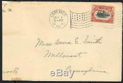 #295 On Rare First Day Cover (trimmed) To Pennsylvania CV $4,000 Wlm455