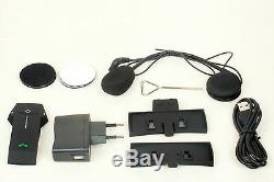 2x FDC Helmet Bluetooth Headset Mobile, GPS, Intercom (3-player, 3280 ft), NFC