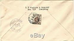 3 x Hong Kong 1937 Coronation Set First Day Covers, Different Cachet for Each