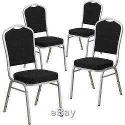 4 Dining Room Chairs Kitchen Industrial Black Seat Cushion Metal Chair Legs Set