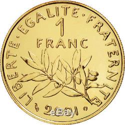 #480551 France, Semeuse, Franc, 2001, Paris, FDC, Or, KM925.1a, Gadoury474a