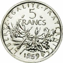 #493336 Monnaie, France, Semeuse, 5 Francs, 1959, Paris, ESSAI, FDC, Argent