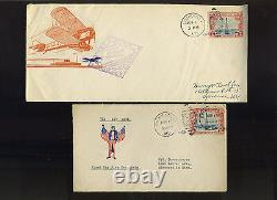 5 Scott #C11 Beacon First Day Rate 8/1/28 Covers withSticker Add On's (Lot 600)
