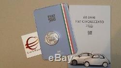 5 euro 2017 fdc ITALIA Italie Italy Italien FIAT nuova 500 1957 FCA