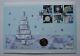 50p Isle of Man IOM Christmas Snowman Silver 2003 Uncirculated First Day Cover