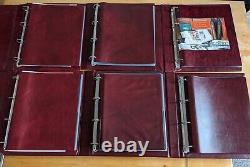 6 Luxury Royal Mail First Day Cover Albums with 12 inserts for FDC each 72 Total