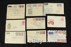 64 Australia Covers Collection Lot Early 1st Airmail FDC Scarce Cancels Censor++