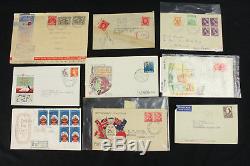 64 Australia Covers Collection Lot Early 1st Airmail FDC Scarce Cancels Censor++