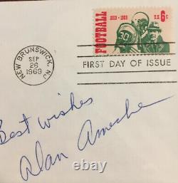 Alan Ameche Signed First Day Cover, Wisconsin Heisman Winner, CFHOF